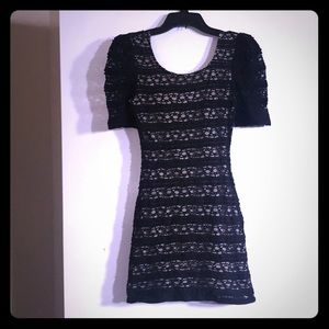 Little lace Black and Tan dress